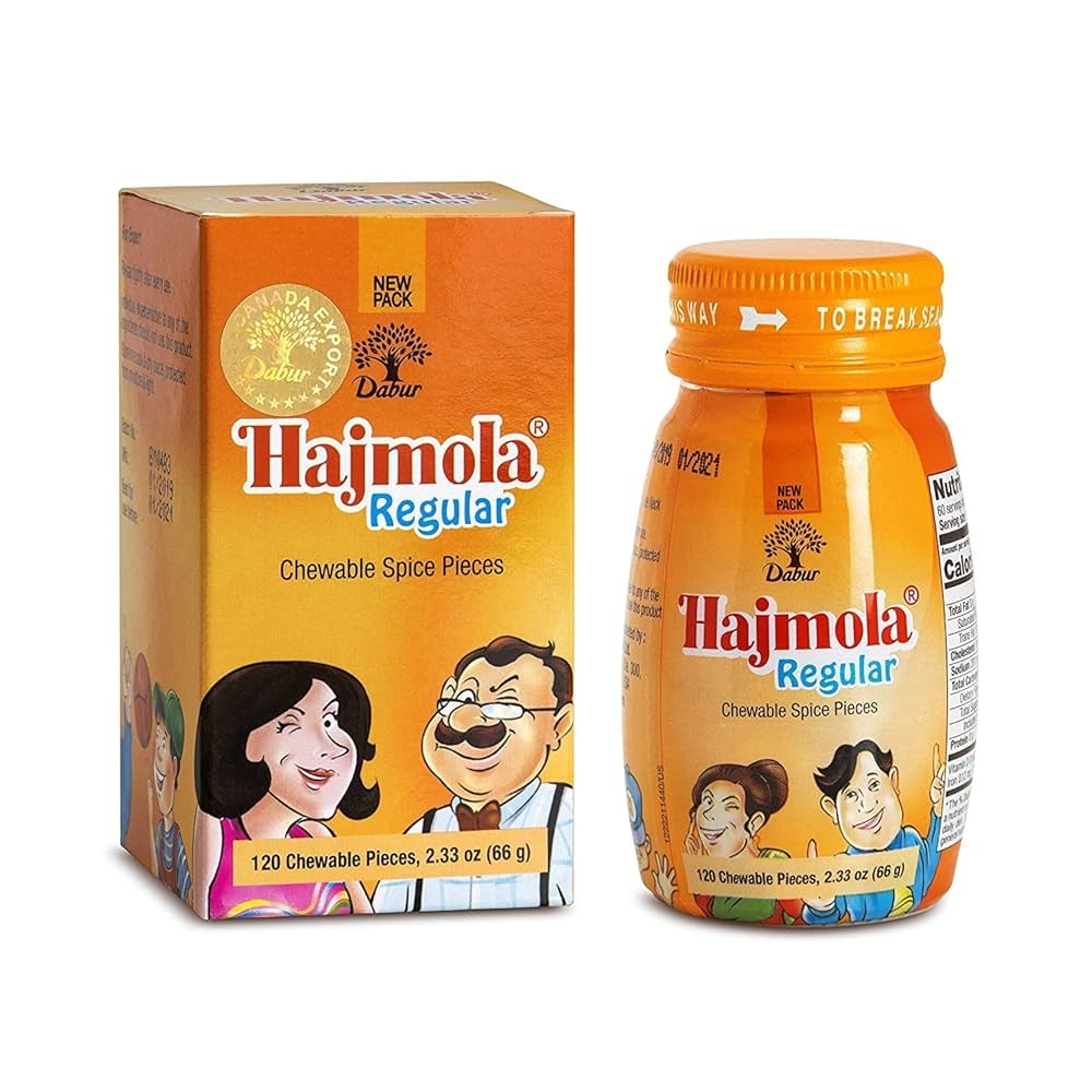 Dabur Regular Hajmola 120 Tablets
