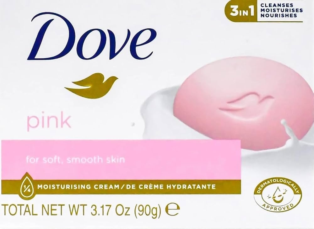 Dove Pink Beauty Cream Bar Soap 90g