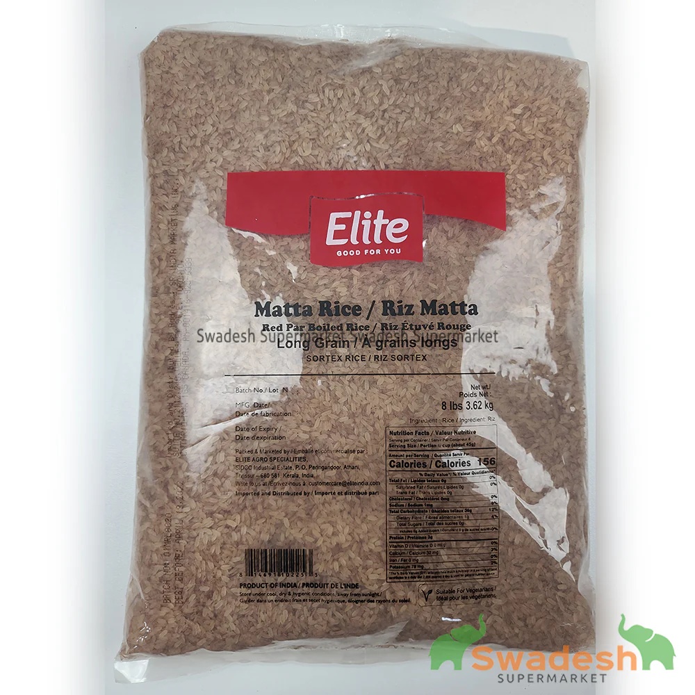 Elite Red Raw Rice 8lb