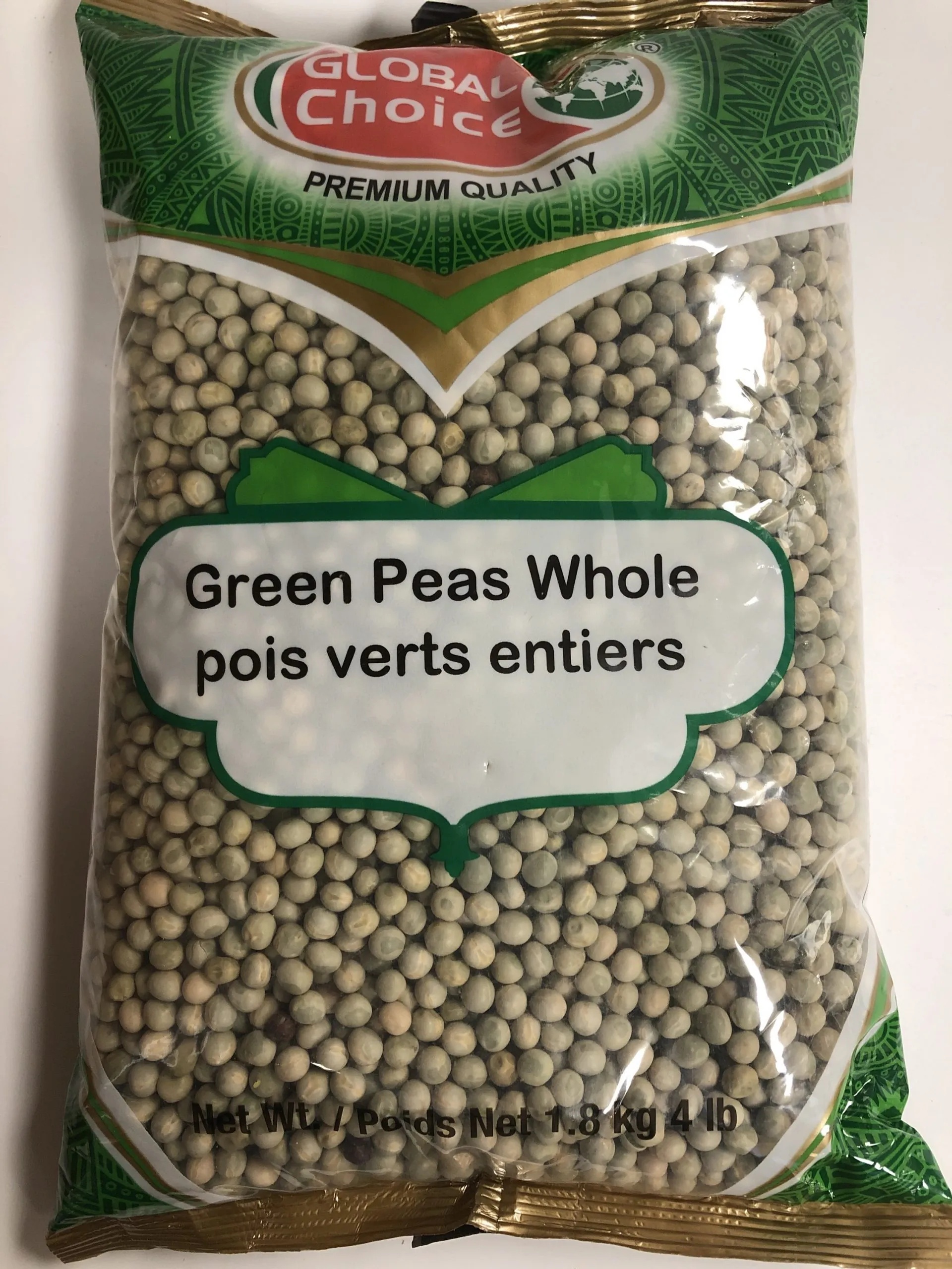 Global Choice Green Whole Peas 4lb