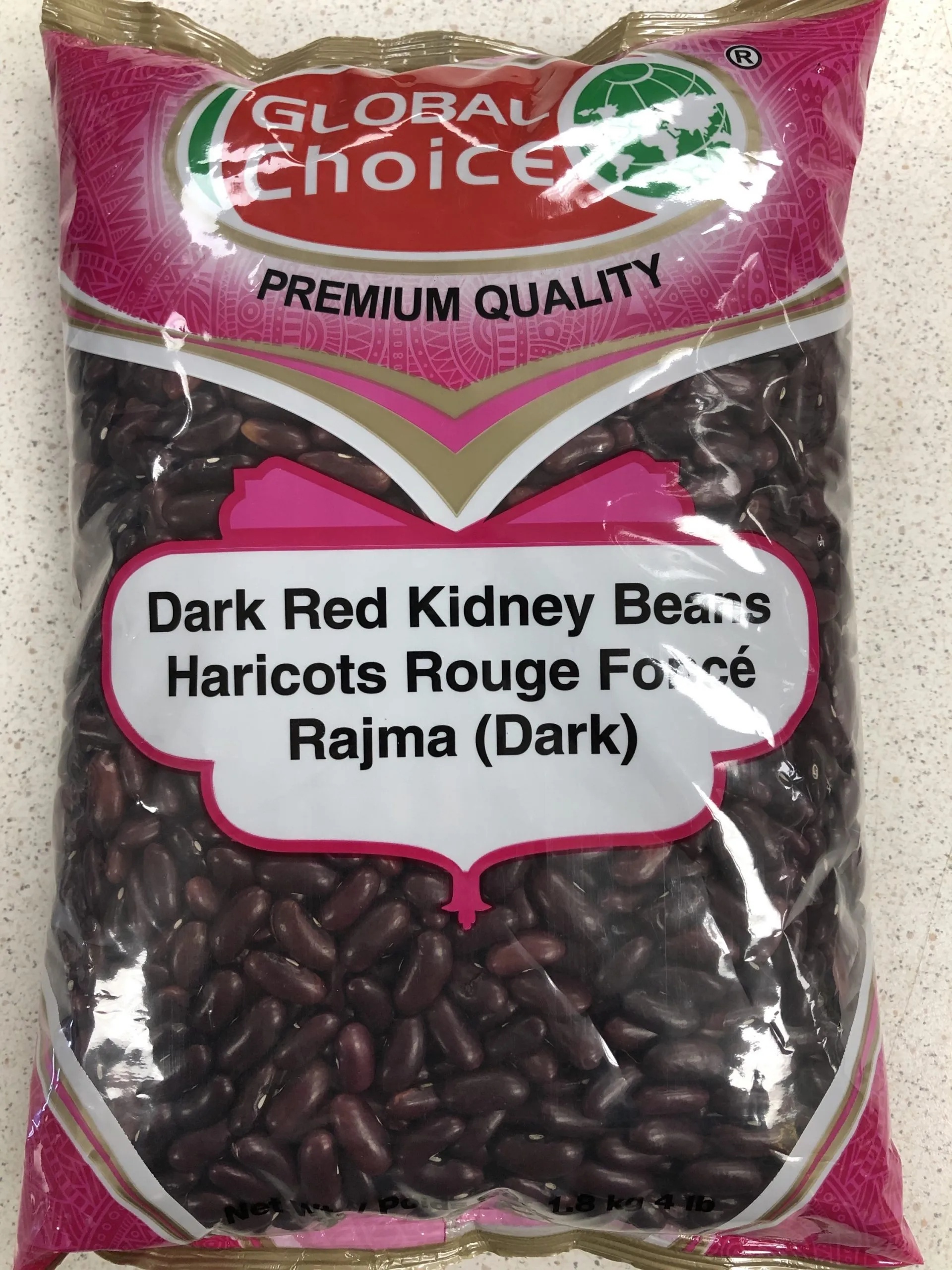 Global Choice Dark Red Kidney Beans 4lb