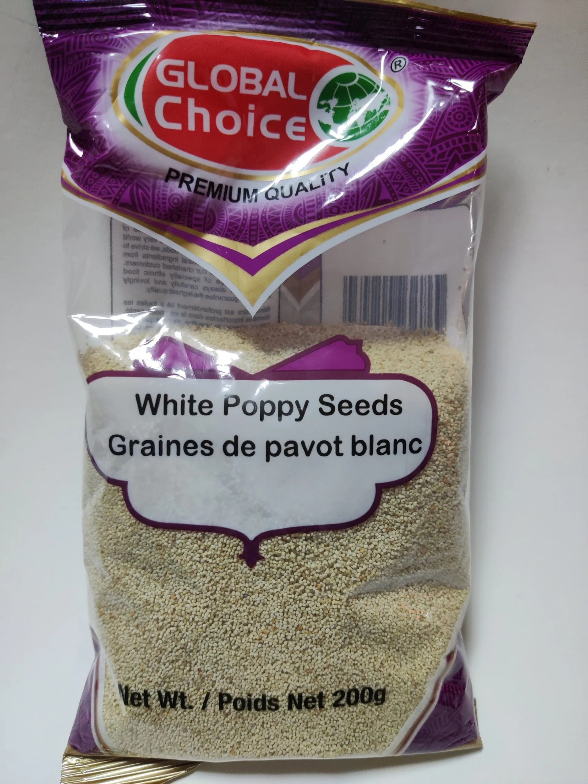 Global Choice White Poppy Seeds 400g - Spices and Herbs