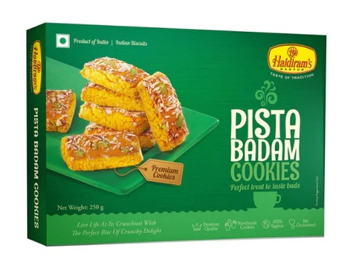 Haldiram's Pista Badam Biscuits 250g