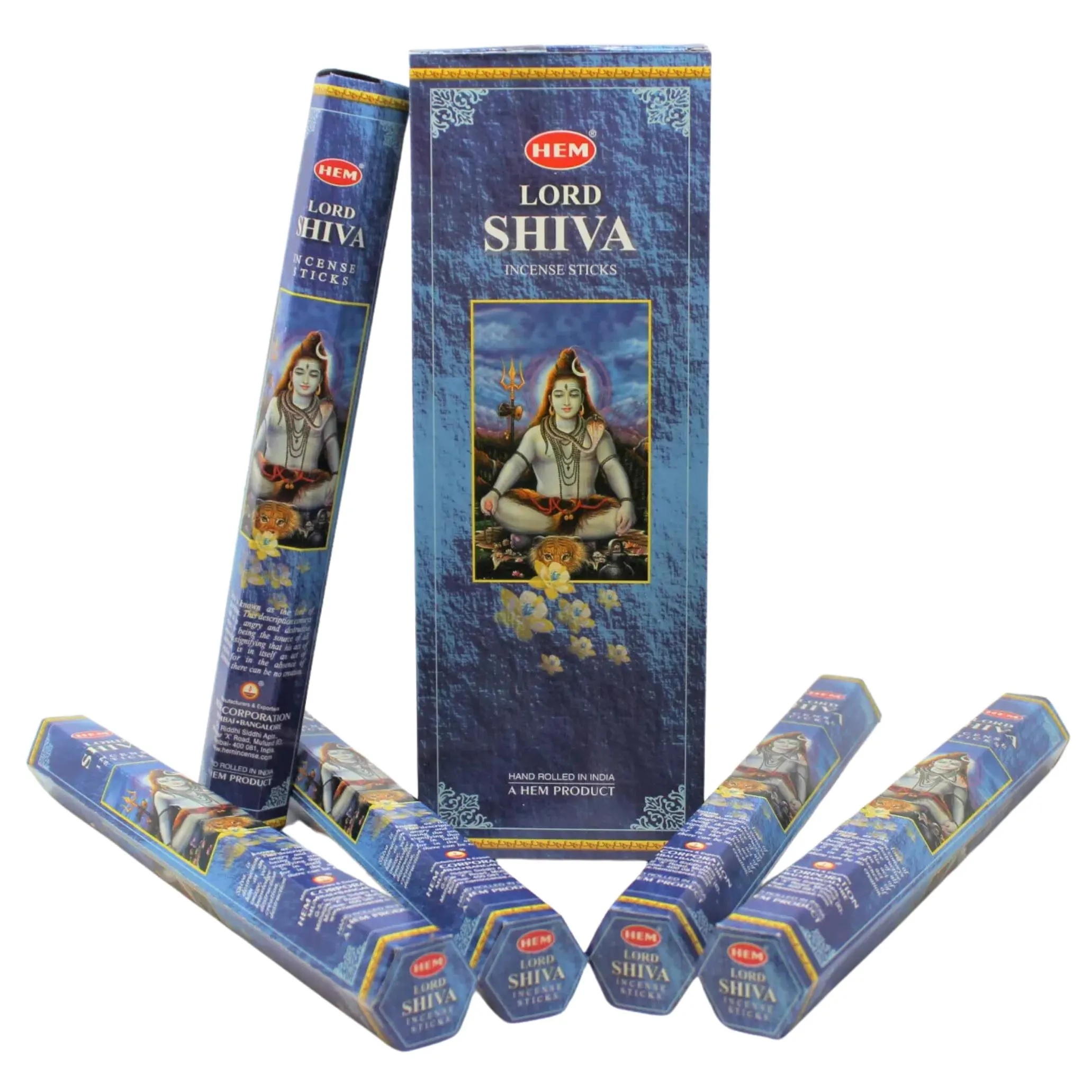 HEM Lord Shiva Incense Sticks 6 Pack