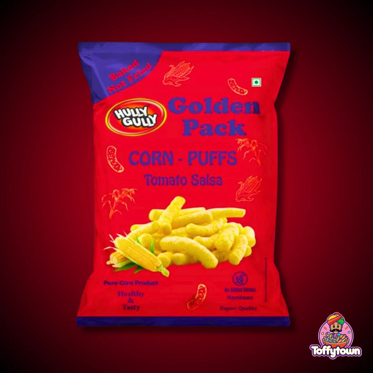 Huly Guly Tomato Salsa Corn Puffs 120g