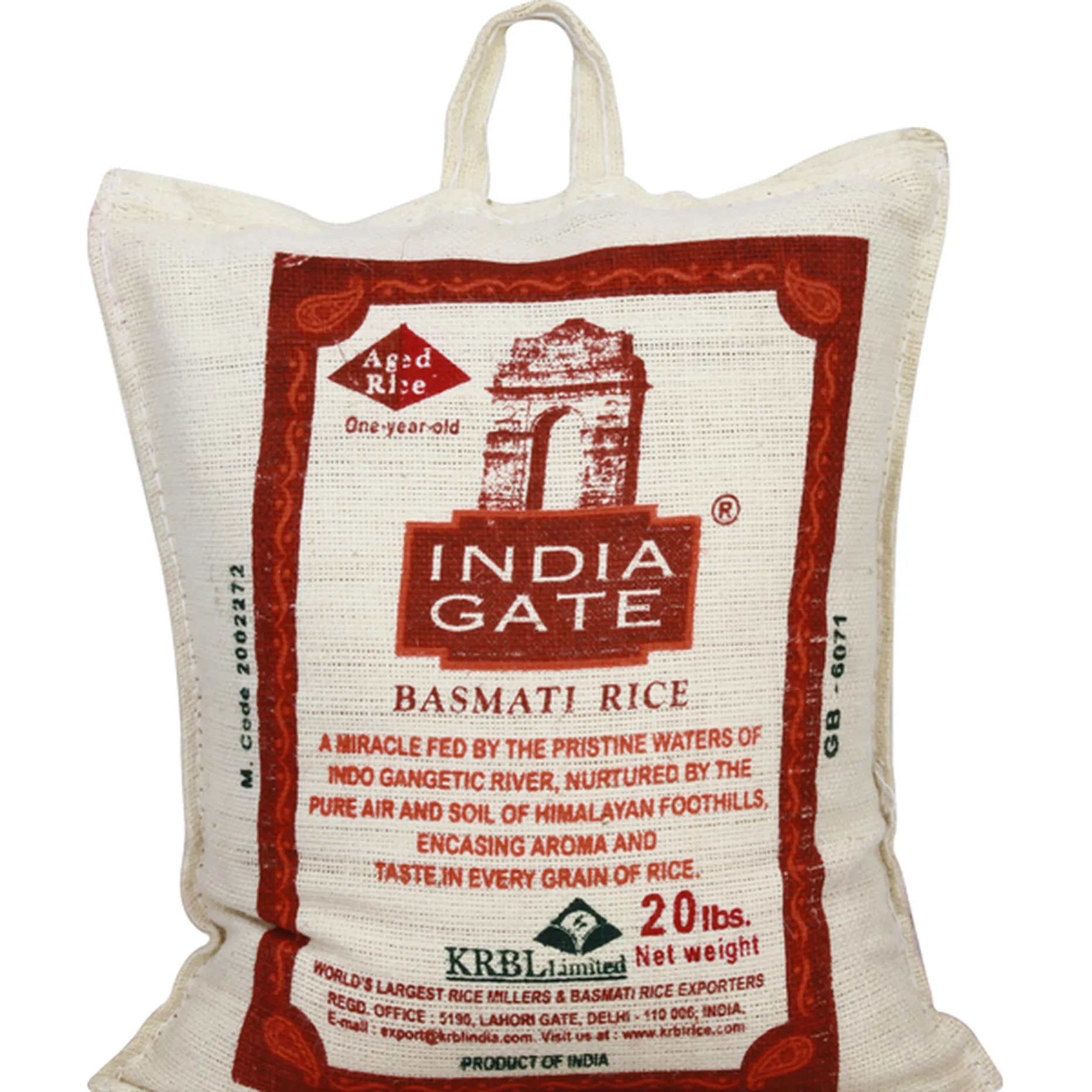 India Gate Premium Basmati White Rice 20lb