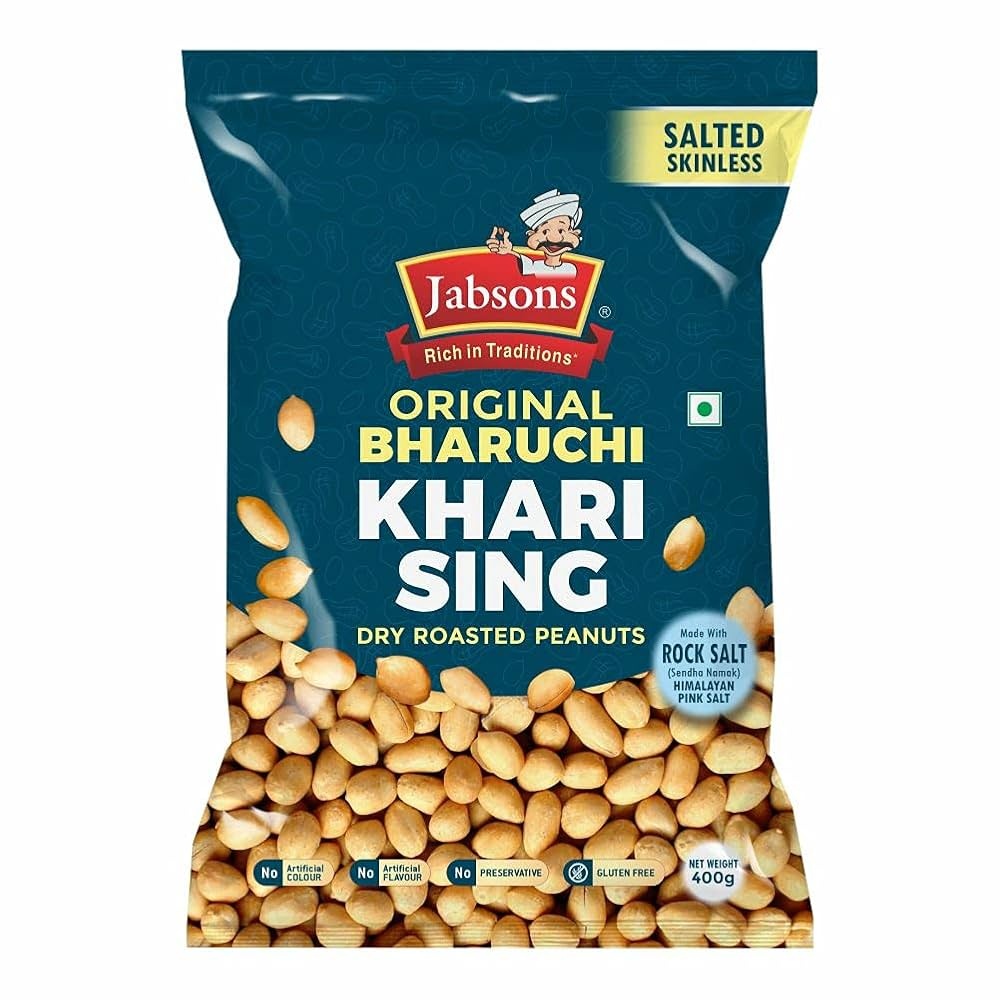 Jabsons Roasted Peanut 400g - Snacks