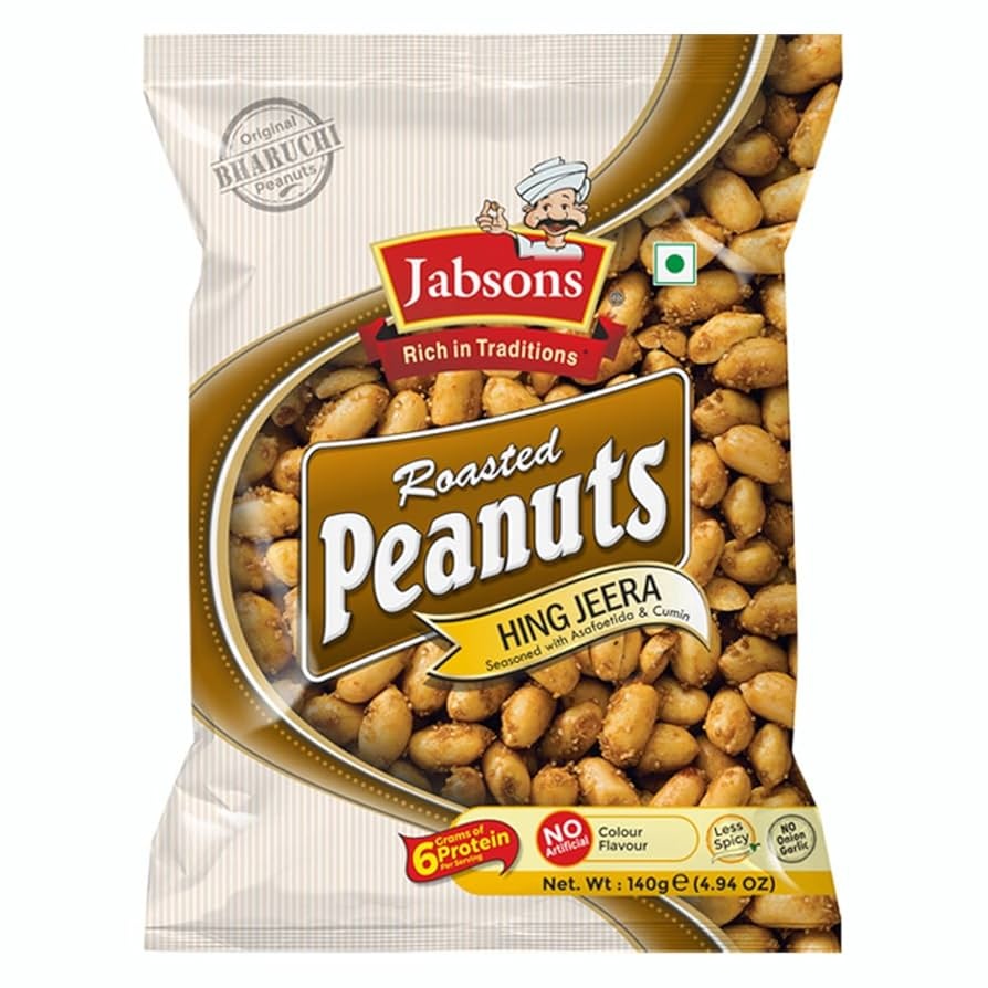 Jabsons Hing Jeera Peanuts 140g