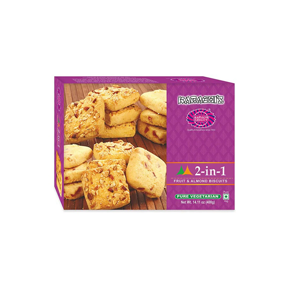 Karachi Bakery Fruit and Almond Biscuits 400g
