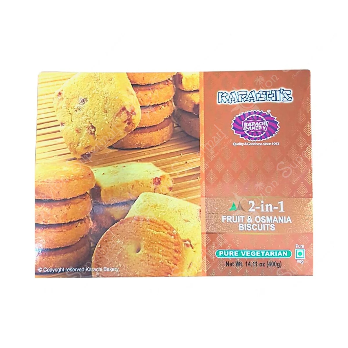 Karachi Bakery Fruit & Osmania Biscuits 400g
