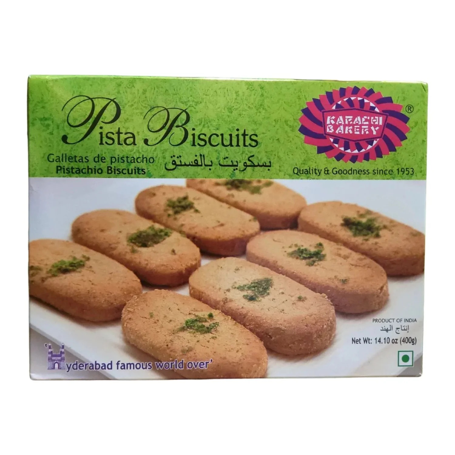 Karachi Bakery Pista Biscuit 400g