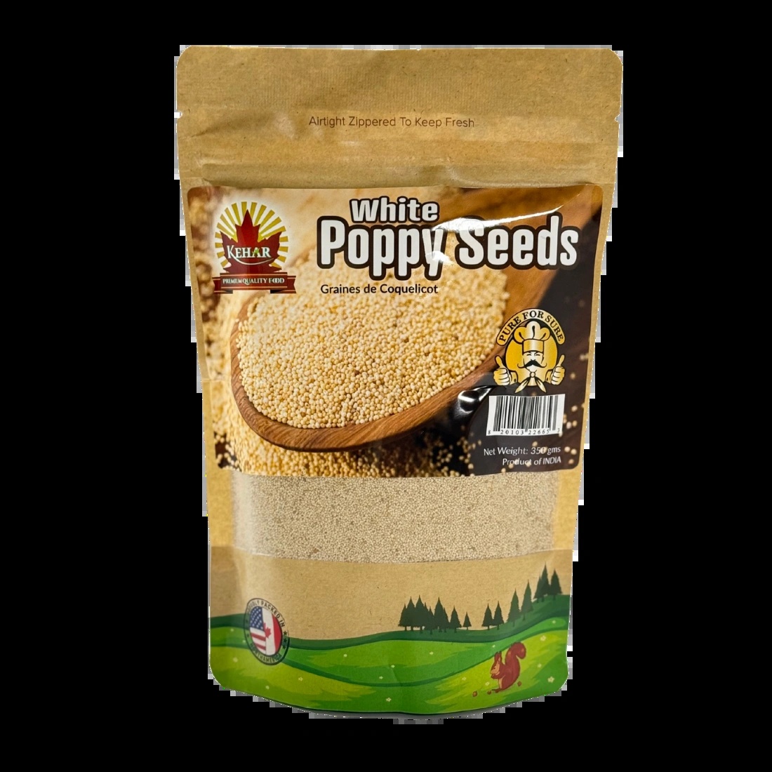 Kehar White Poppy Seeds 350g