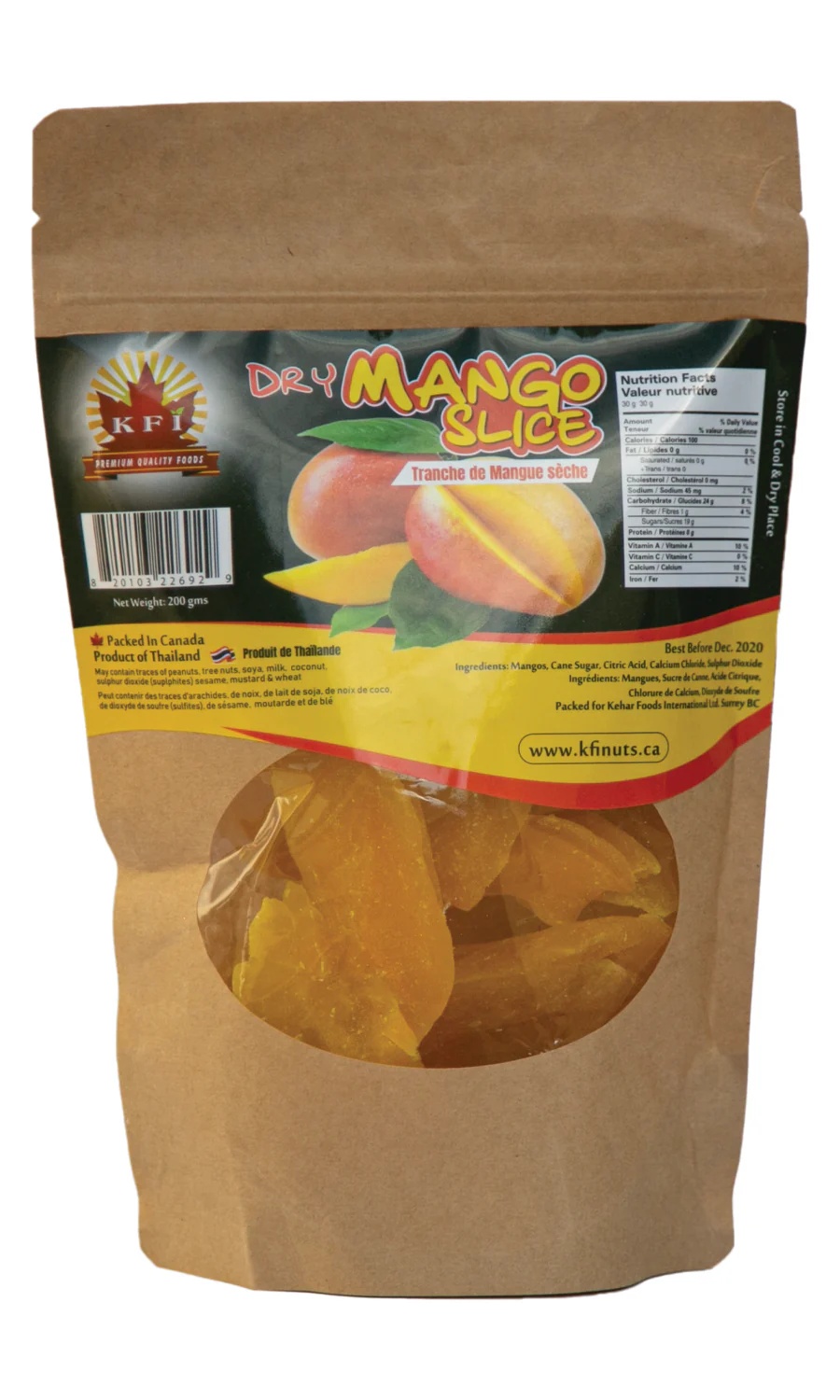 KFI Mango Slice 200g