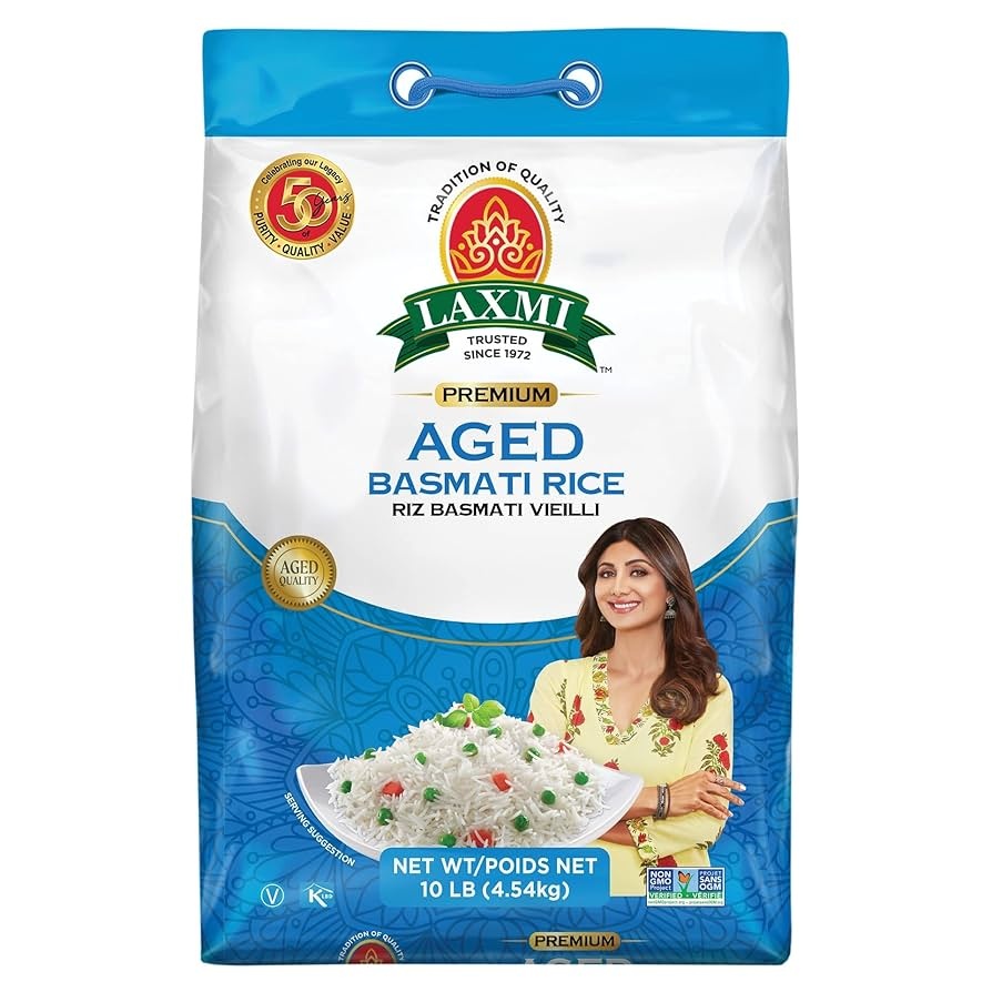 Laxmi Aged Basmati Rice 10lb