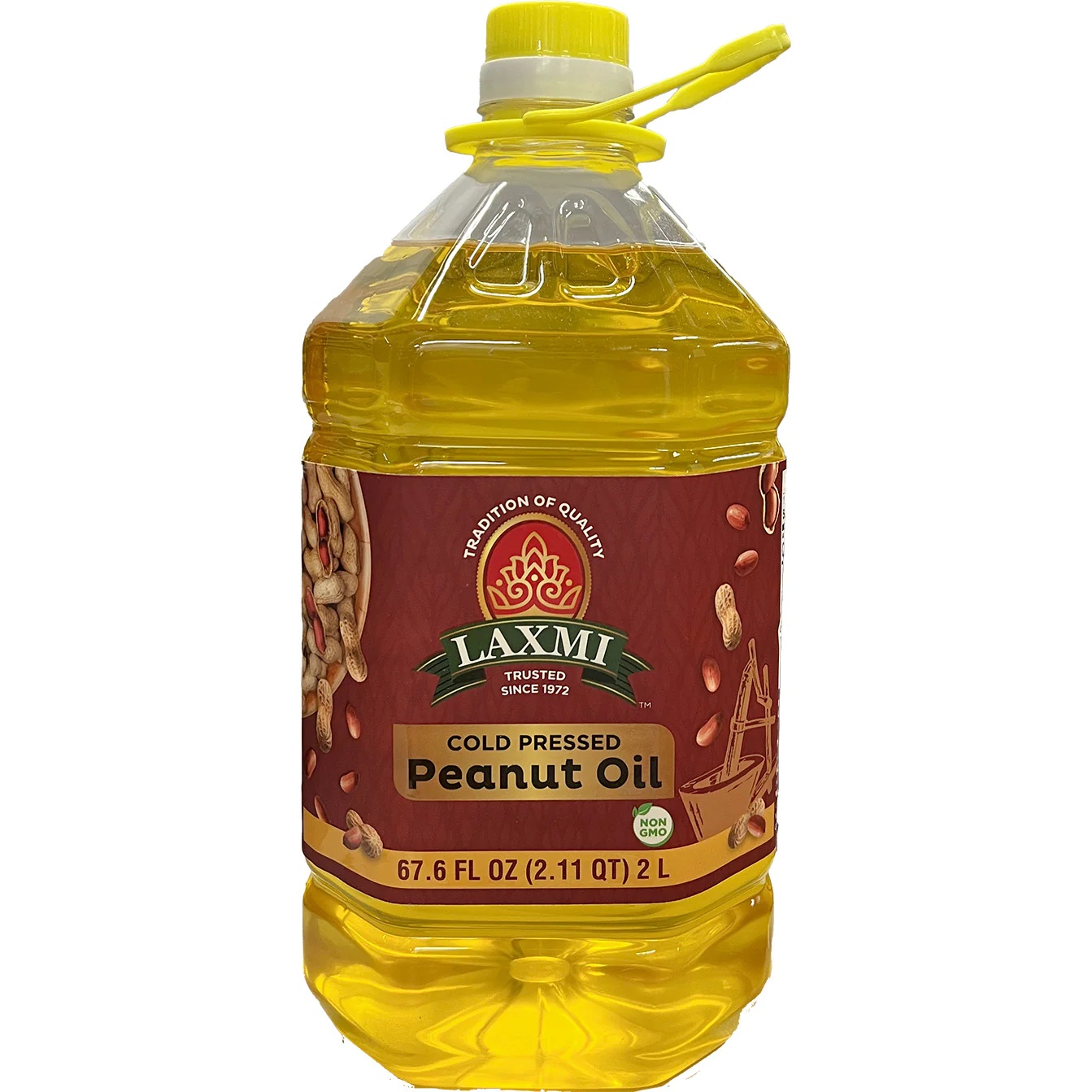 Laxmi Cold Pressed Peanut Oil 2L - Cooking Essentials
