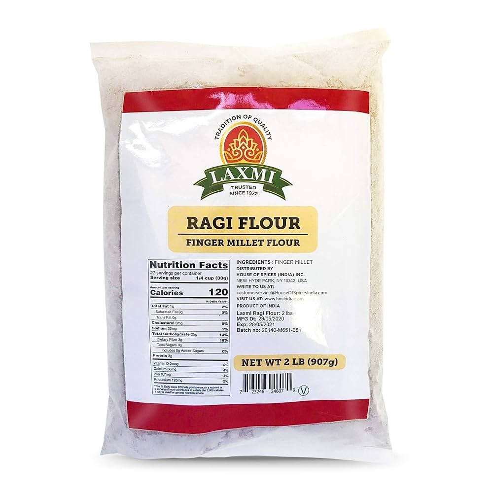 LAXMI Ragi Flour 2lb - Flour & Grains