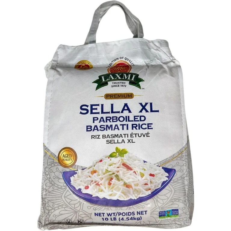 Laxmi Sella XL Parboiled Basmati Rice 10lb - Flour & Grains