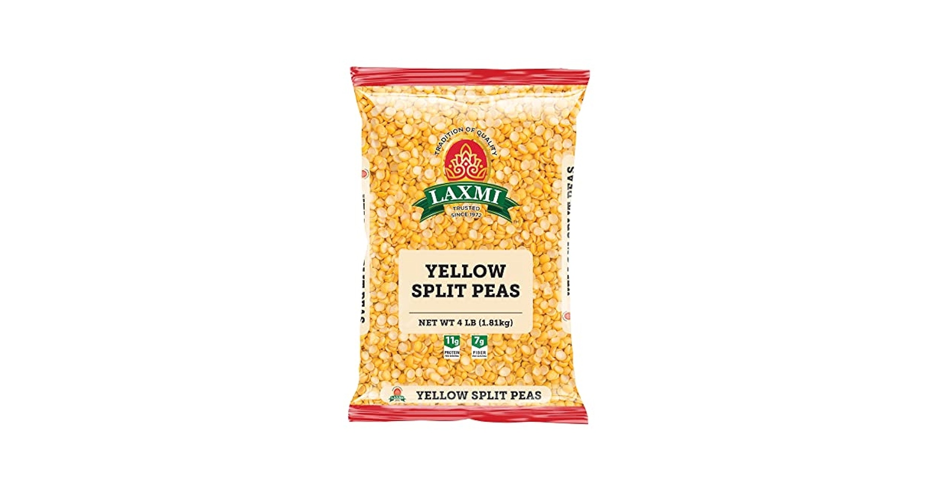 Laxmi Yellow Split Peas 4lb