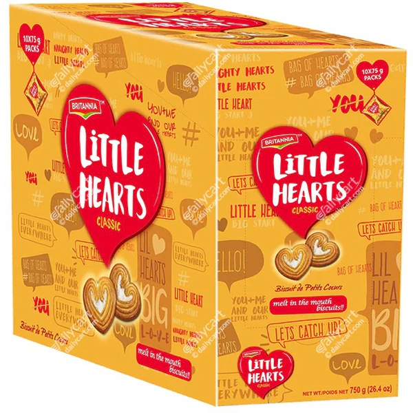 Parle Little Heart Family Pack 10x75g