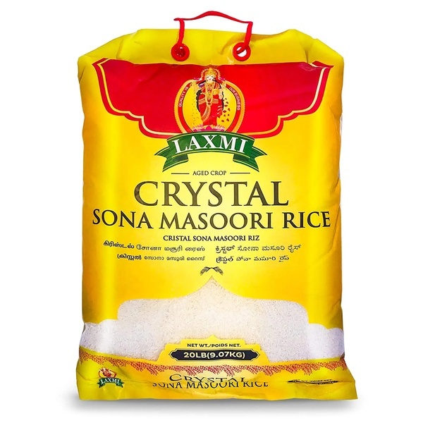 LAXMI Crystal Sona Masoori Rice 20lb