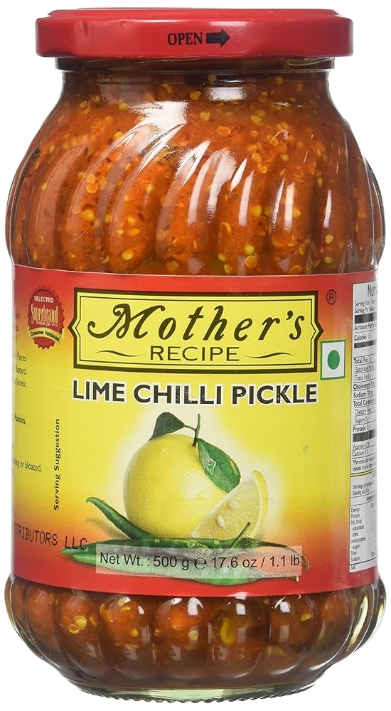 Mother's Lime Chili Pickle 500g