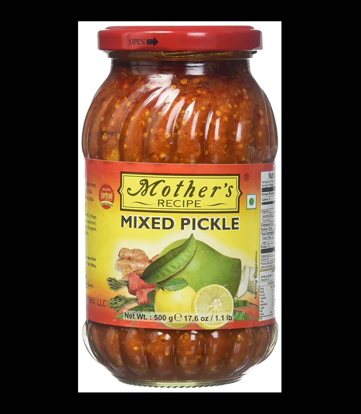 Mother's Mixed Pickle 500g
