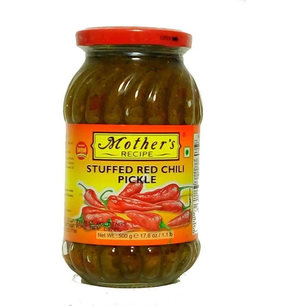 Mother's Stuffed Red Chili Pickle 500g
