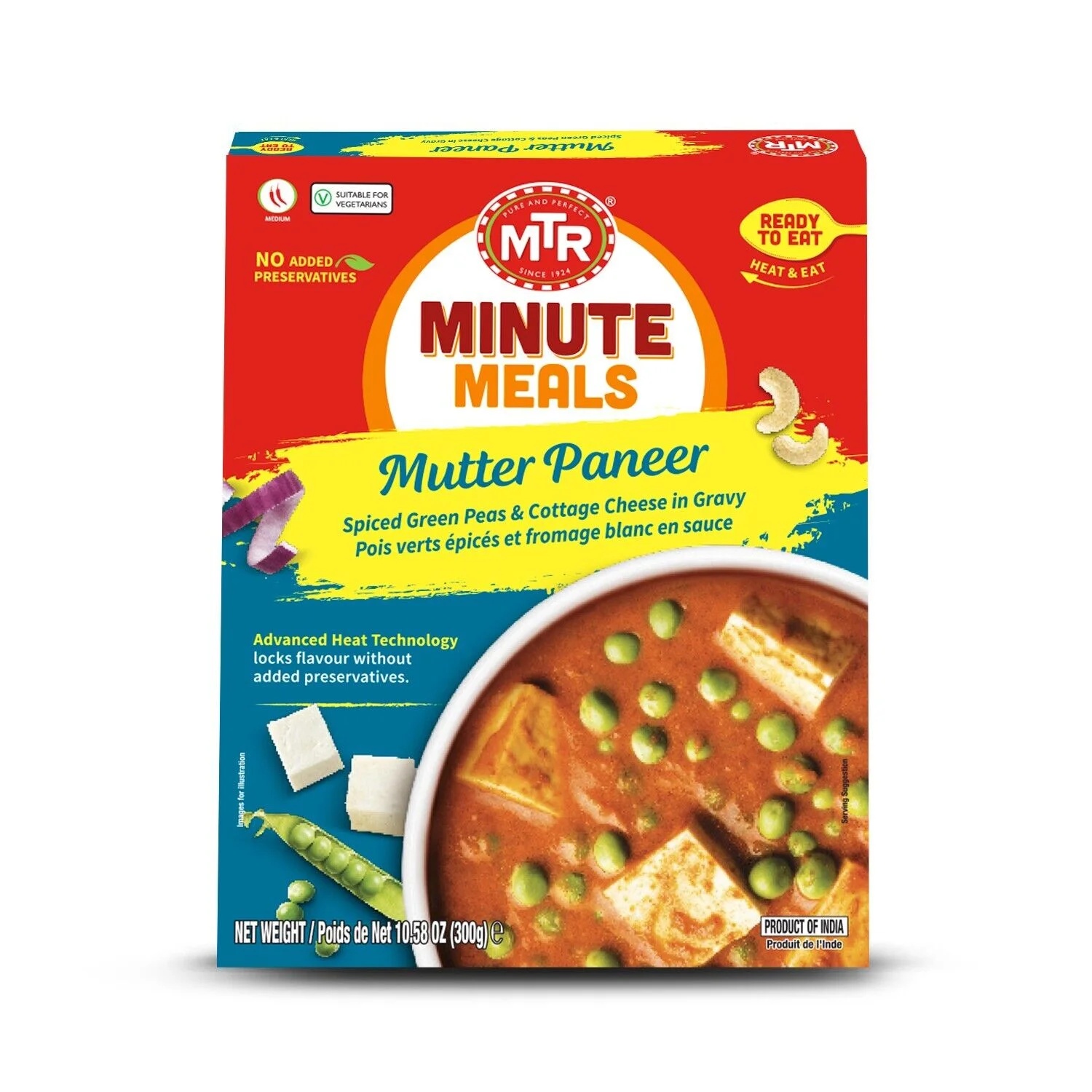 MTR Mutter Paneer 300g