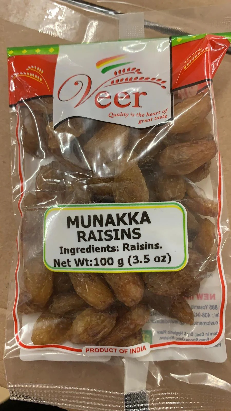KFI Munakka Raisins 100g