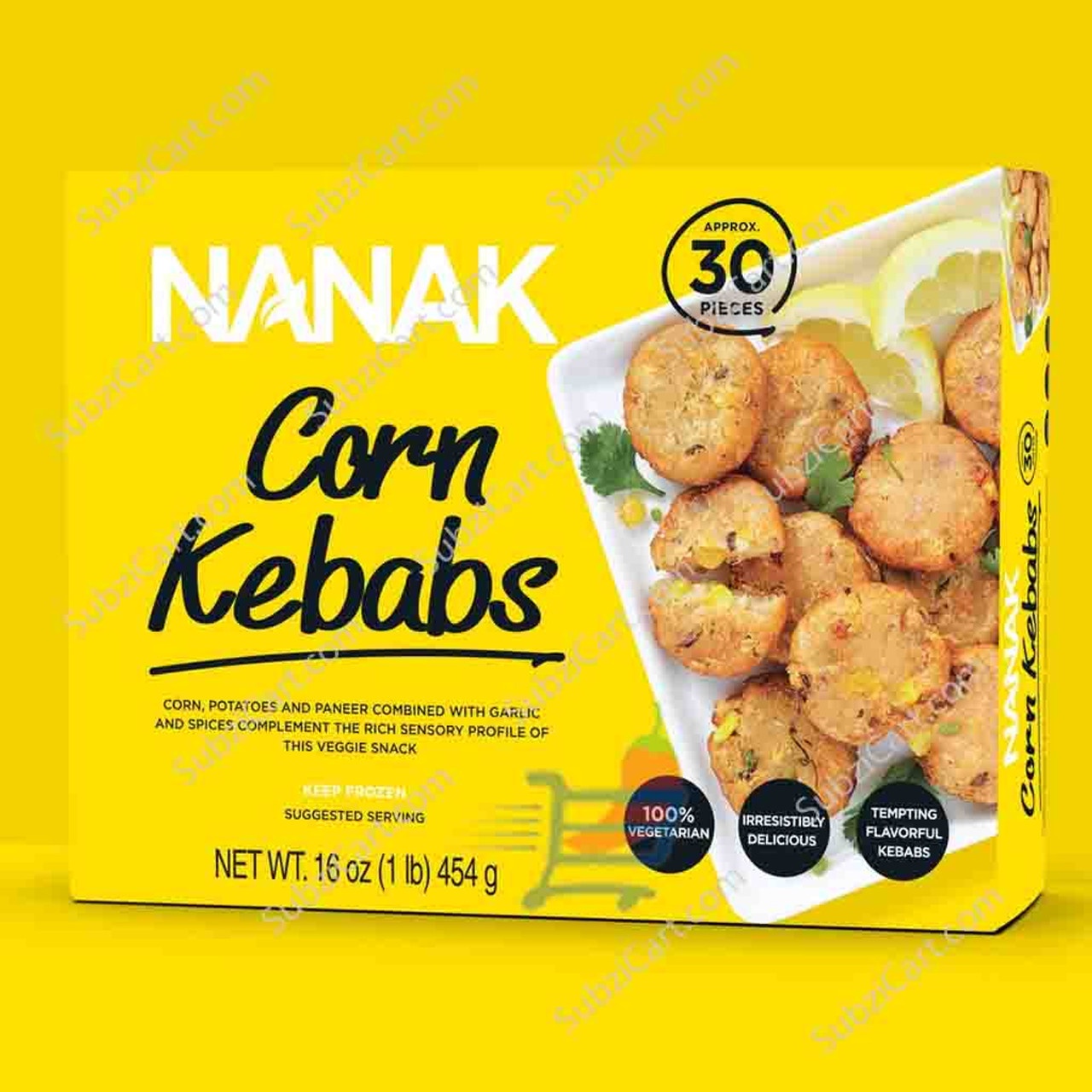 Nanak Corn Kebabs 454g