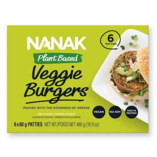 Nanak Veg Burger Patties 640g
