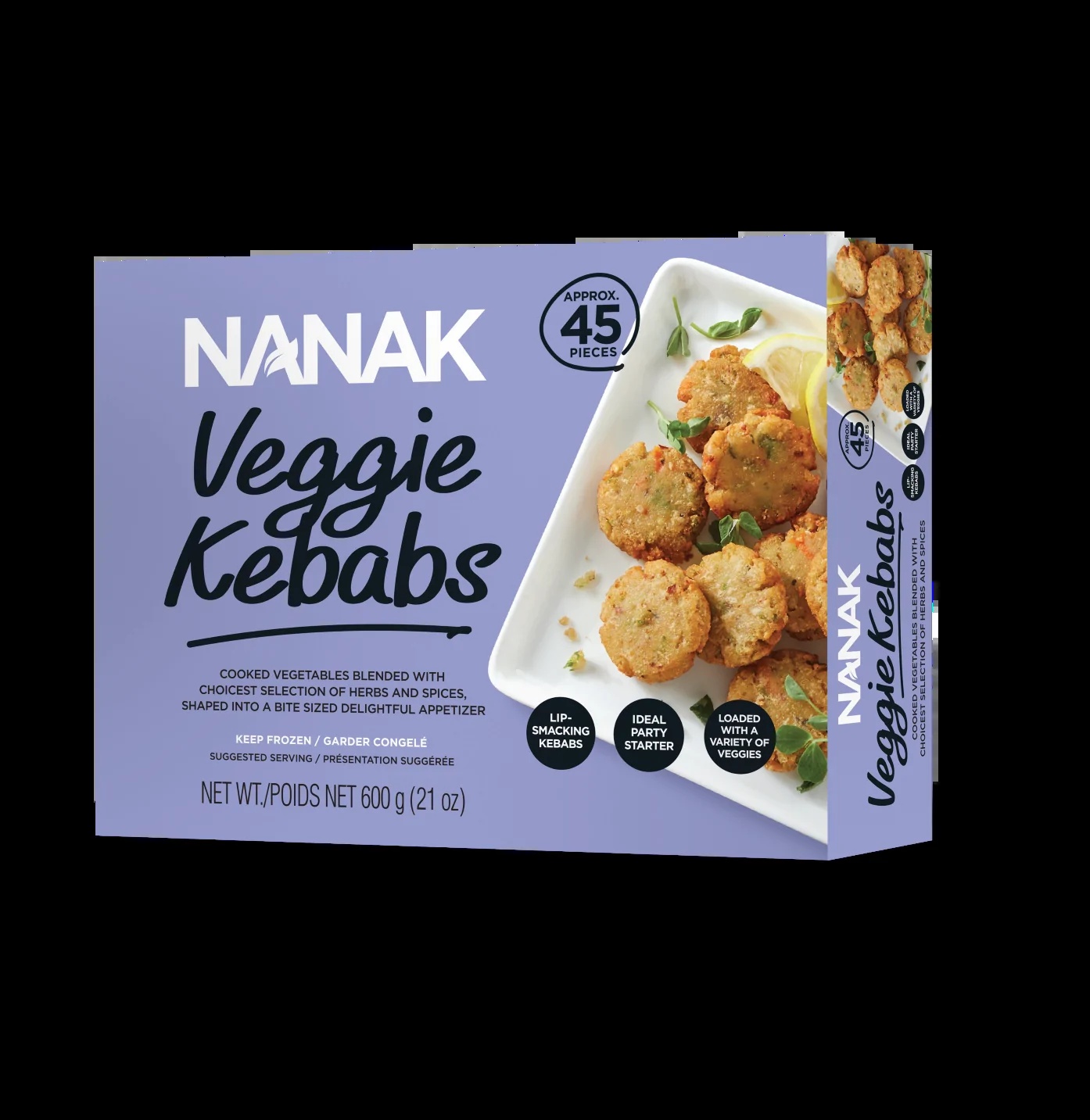 Nanak Veggie Kebab 600g