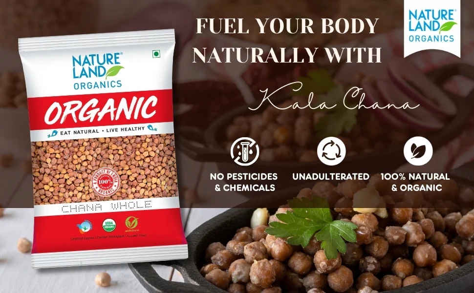 Nature Land Organic Kala Chana 2lb
