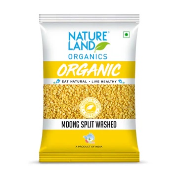 Nature Land Organic Moong Split 2lb