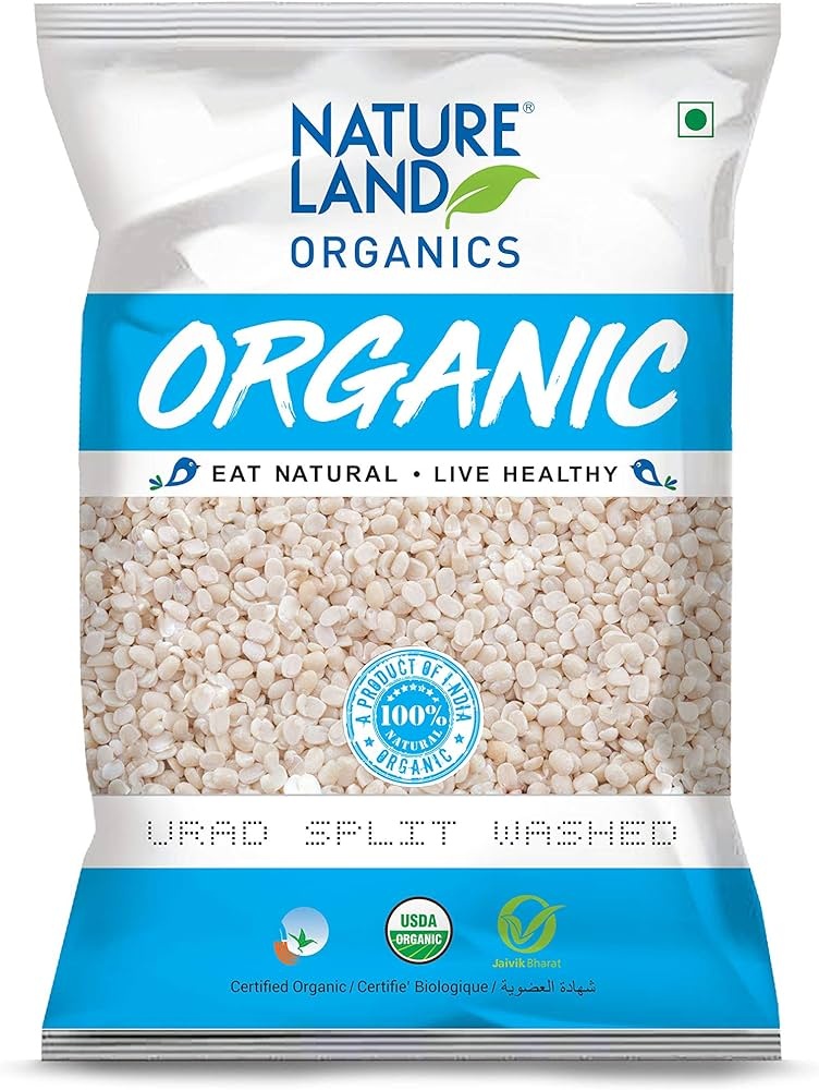 Nature Land Organic Urad Split 2lb