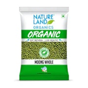 Nature Land Organic Whole Moong 2lb