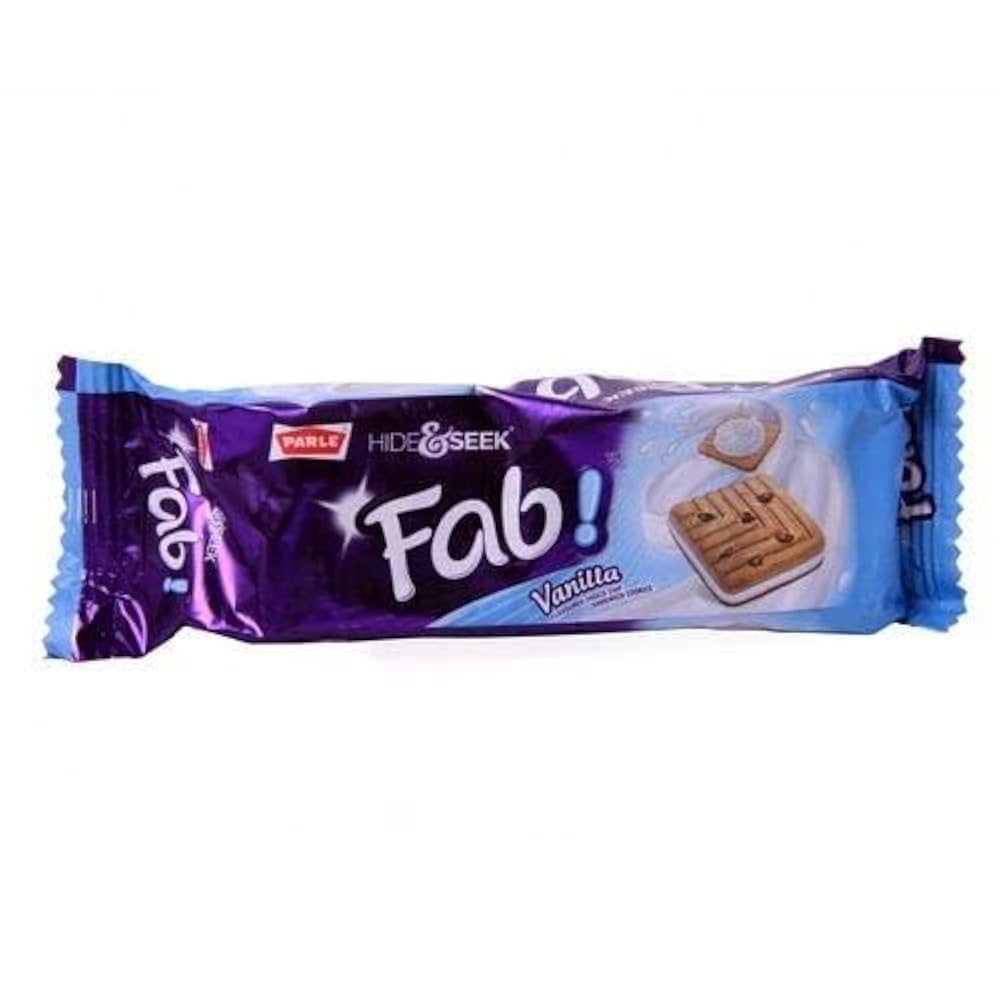 Parle Hide & Seek Fab Vanilla Cookies 112g