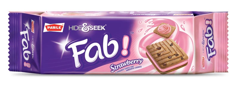 Parle Hide & Seek Fab Strawberry 112g