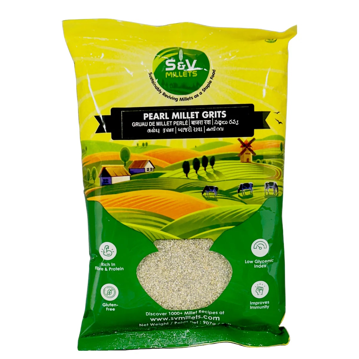 Pearl Millet Grits Rava 2lb