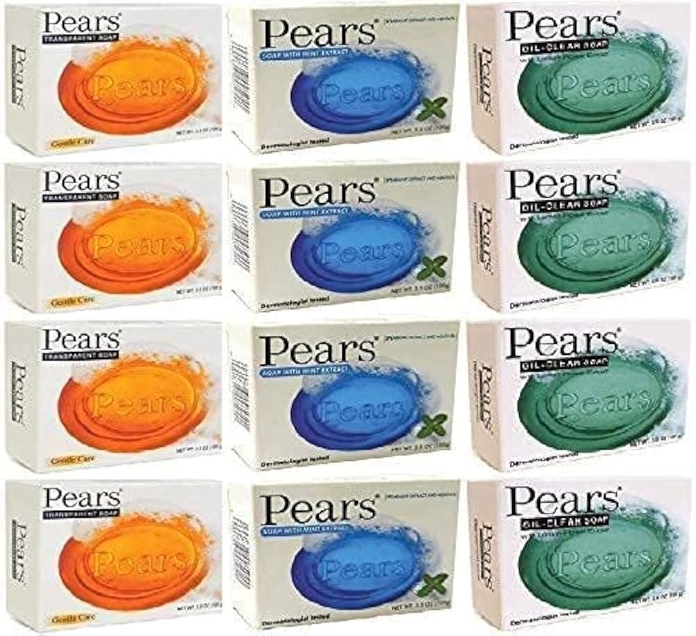 Pears Pure & Gentle Soap Value Pack 3x125g