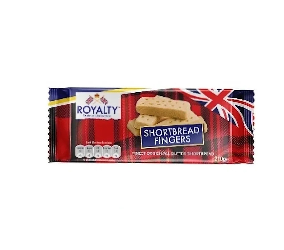 Royalty Shortbread Finger Biscuits 210g