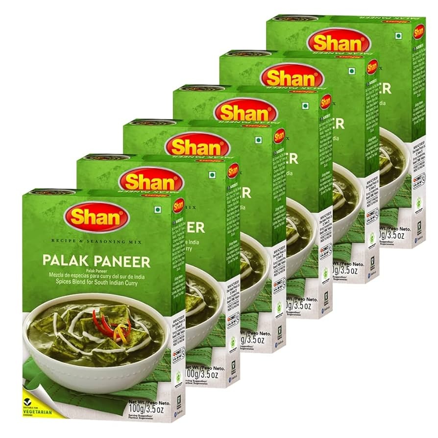 SHAN Palak Paneer Masala 100g - Spices and Herbs