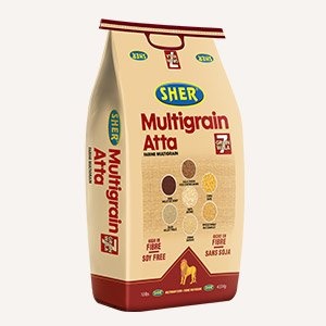 Sher Multigrain Atta 10lb