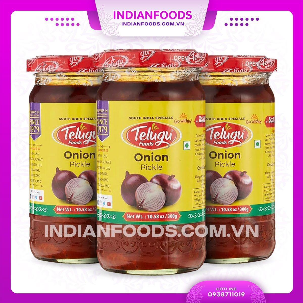 Telugu Onion Pickle 300g