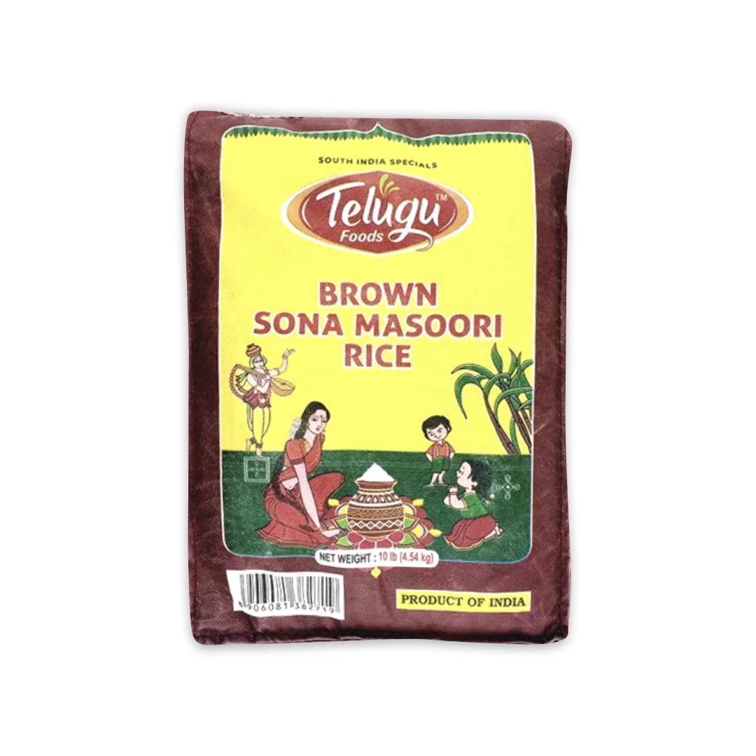 Telugu Brown Sona Masoori Rice 10lb