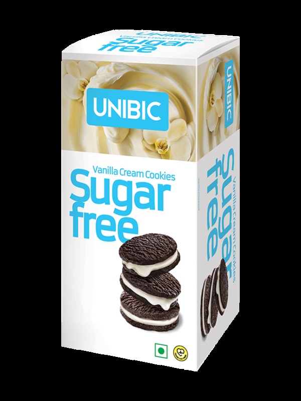 UNIBIC Vanilla Sugar-Free Cookies 75g