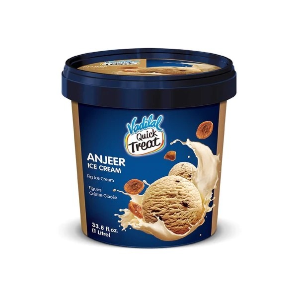 Vadilal Anjeer Ice Cream 1L