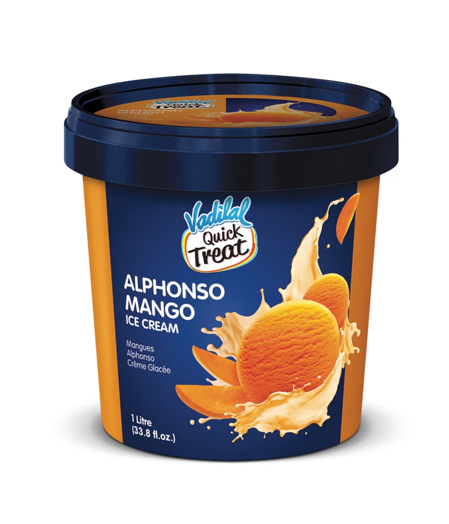 Vadilal Alphonso Mango Ice Cream 1L