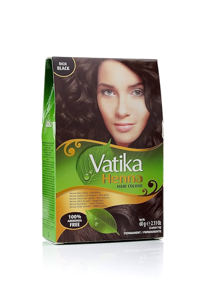 Vatika Rich Black Hair Color 60g
