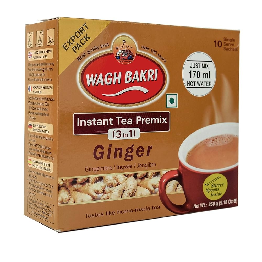 Wagh Bakri Instant Ginger Tea 140g